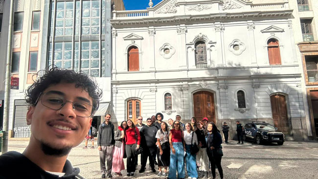 Estudo de Campo da Arte Sacra Barroca, com alunos do 6º e 7º semestre do curso de História